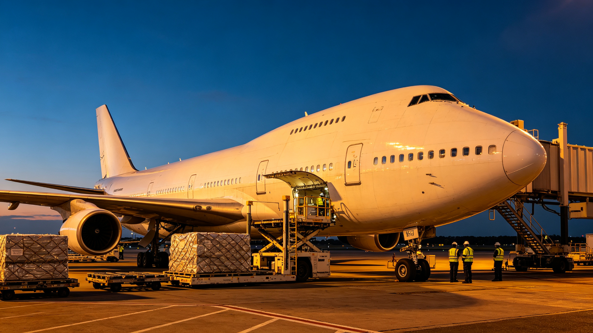 Air freight cargo aircraft