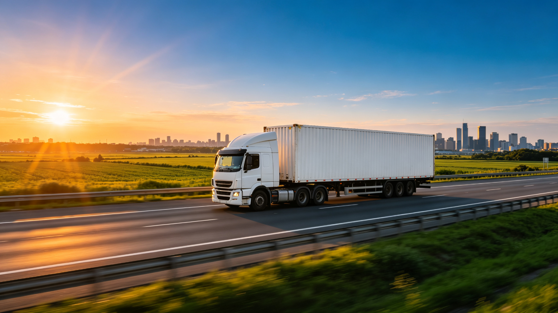 Road freight truck