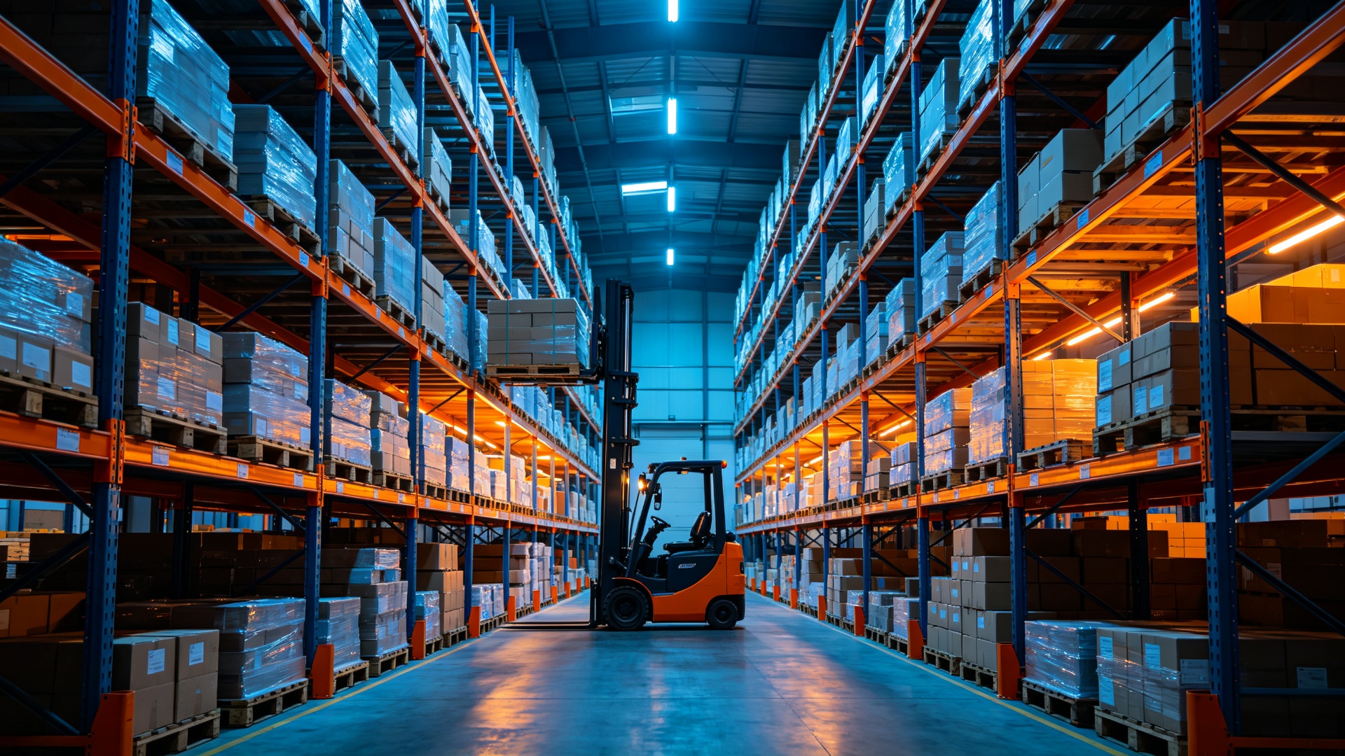 Modern logistics warehouse
